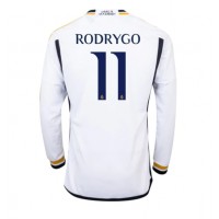 Real Madrid Rodrygo Goes #11 Domáci futbalový dres 2023-24 Dlhy Rukáv